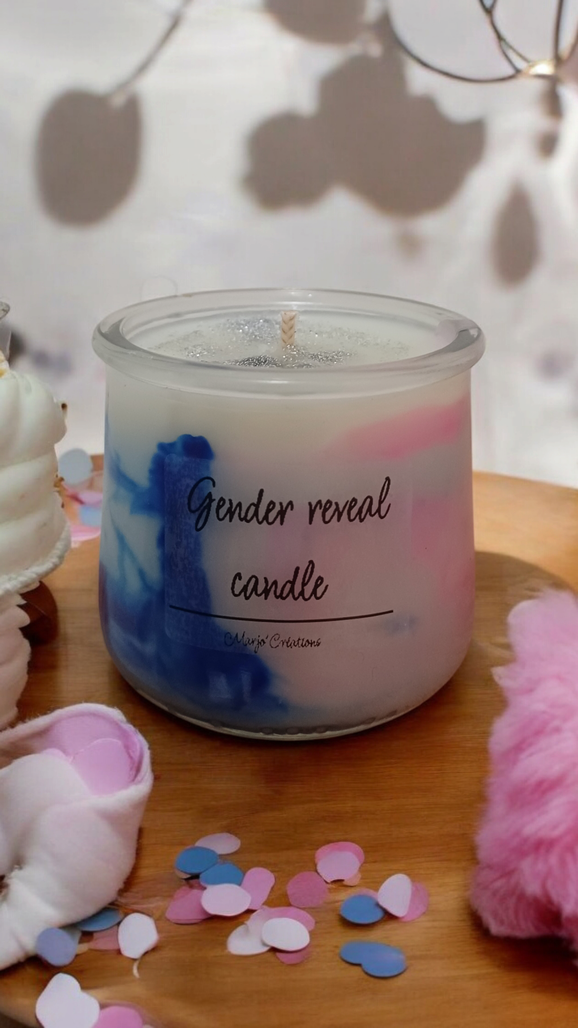 Bougie gender reveal